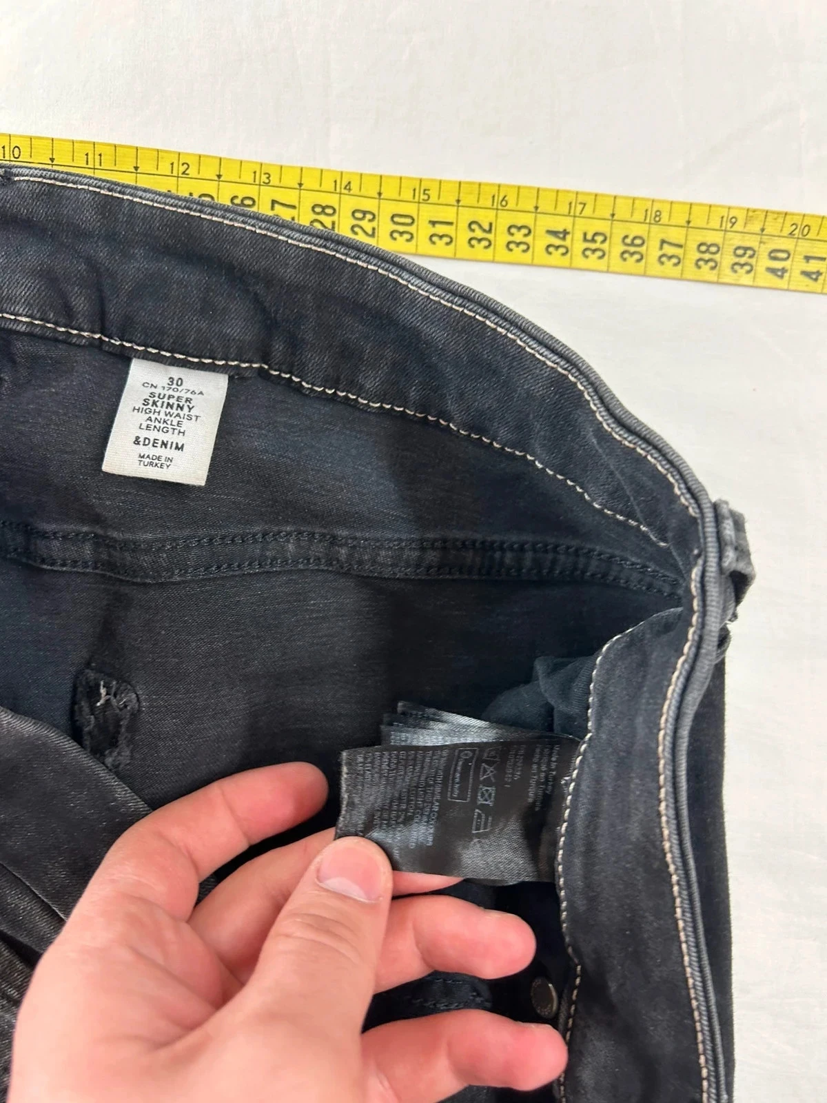 Zwarte super skinny jean h&m – photo 9